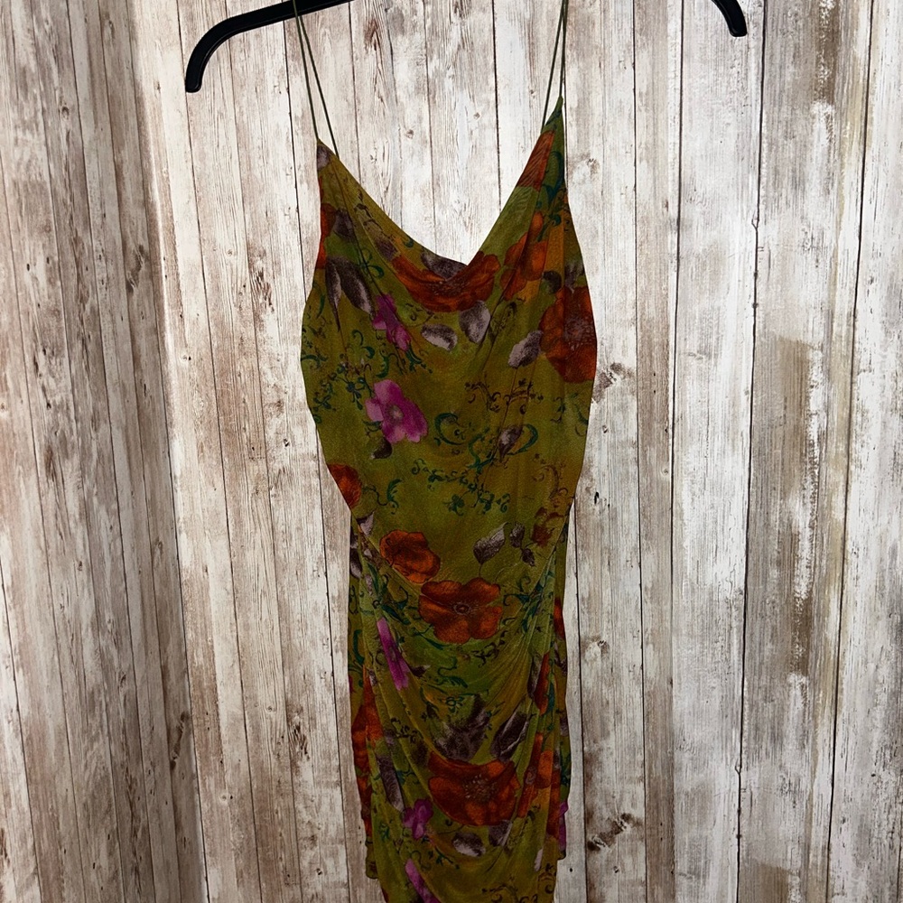 Wild Fable Floral Spaghetti Strap Mini Dress